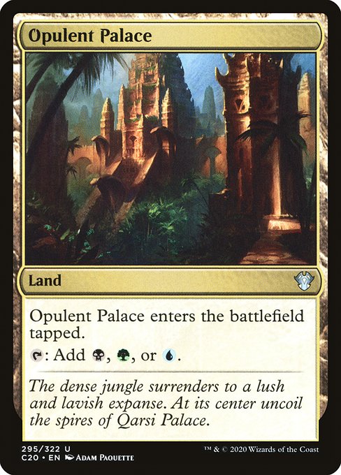 Opulent Palace - Commander 2020 Uncommon Card