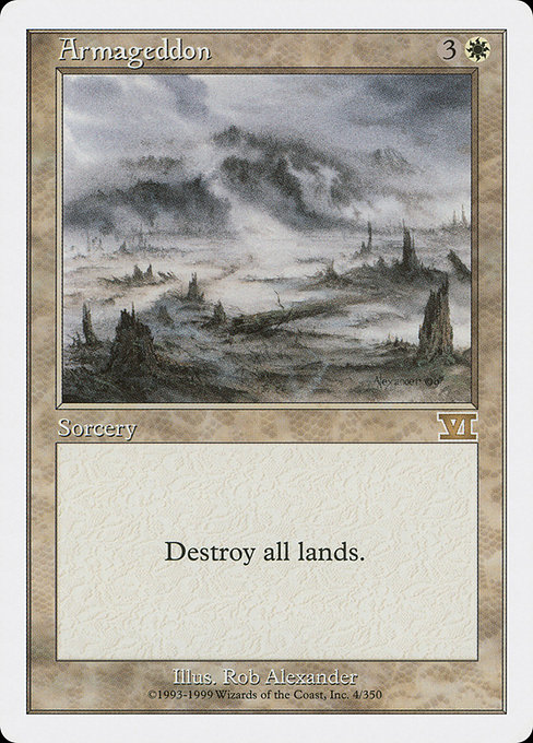 Armageddon - Classic Sixth Edition Rare Card
