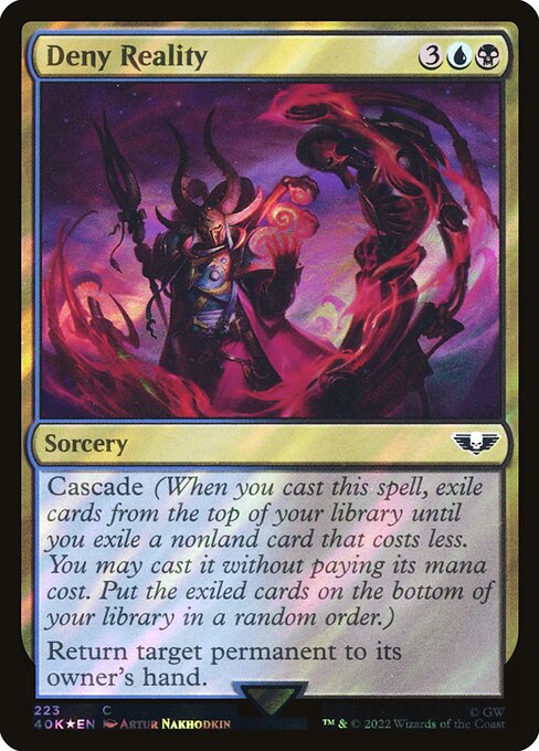 Deny Reality - Warhammer 40,000 Commander Common Card