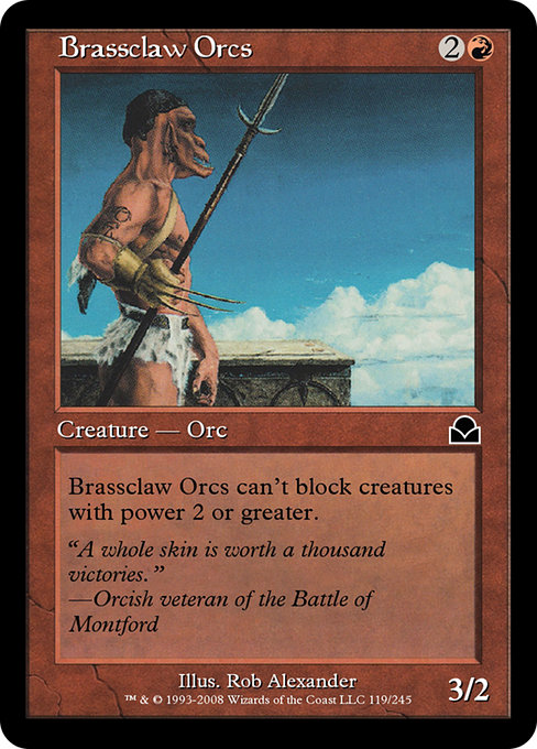 Brassclaw Orcs - Masters Edition II Common Card