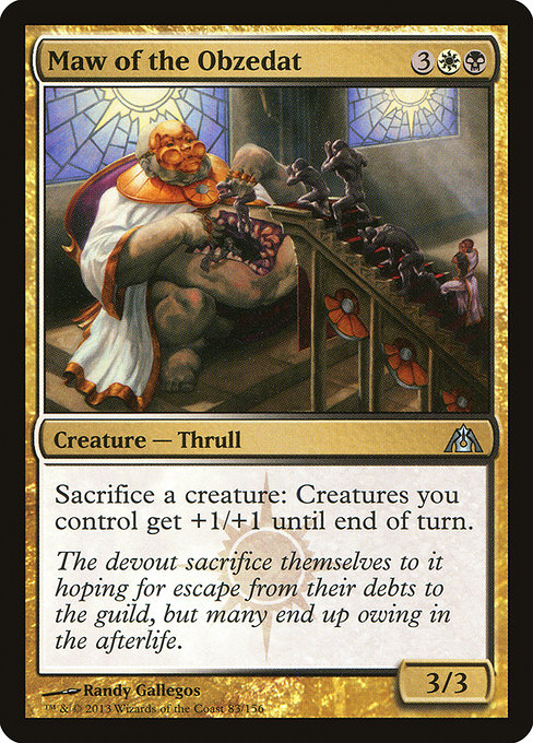 Maw of the Obzedat - Dragon's Maze Uncommon Card