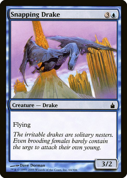 Snapping Drake - Ravnica: City of Guilds Common Card