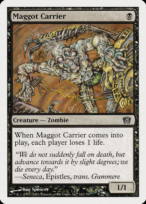 Maggot Carrier - Eighth Edition Common Card