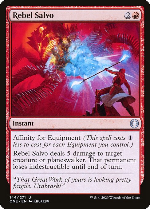 Rebel Salvo - Phyrexia: All Will Be One Uncommon Card