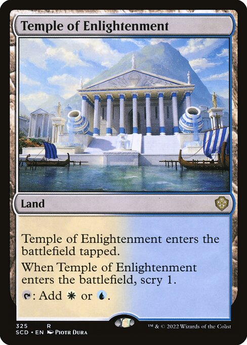Temple of Enlightenment - Starter Commander Decks Rare Card