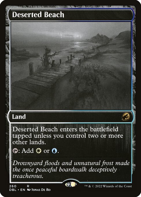 Deserted Beach - Innistrad: Double Feature Rare Card