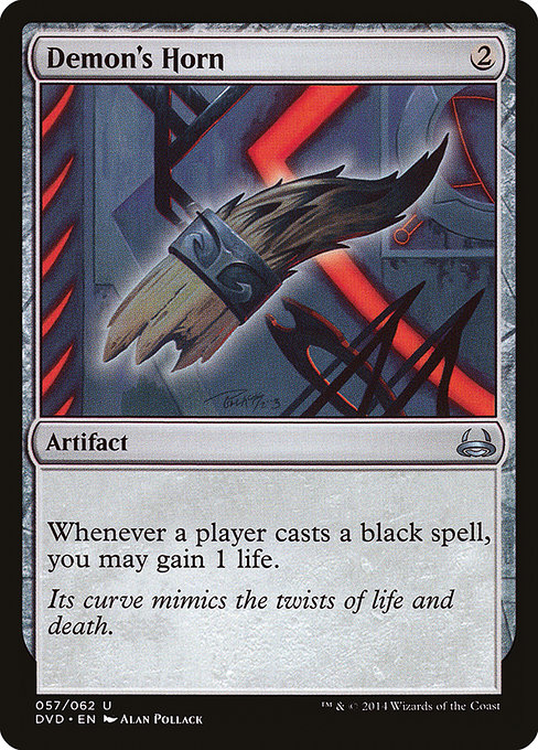 Demon's Horn - Duel Decks Anthology: Divine vs. Demonic Uncommon Card