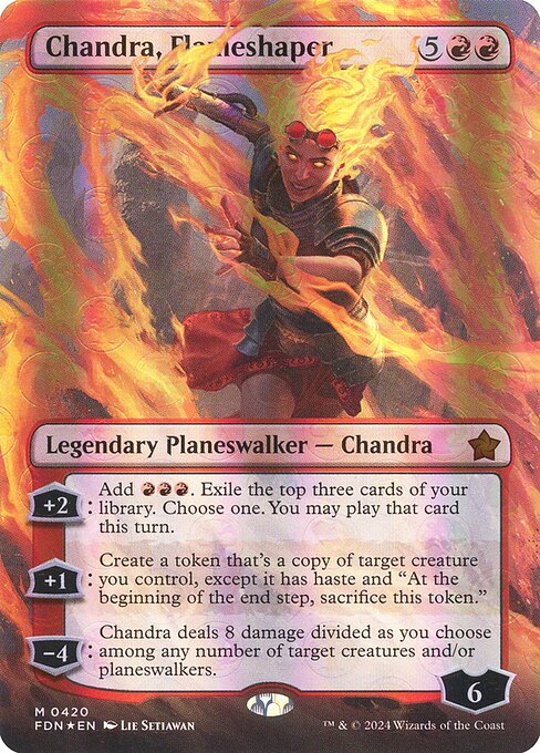 Chandra, Flameshaper - Foundations Mythic Card