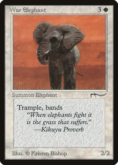 War Elephant - Arabian Nights Common Card