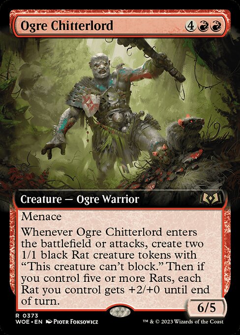 Ogre Chitterlord - Wilds of Eldraine Rare Card