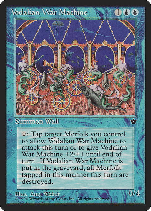 Vodalian War Machine - Fallen Empires Rare Card