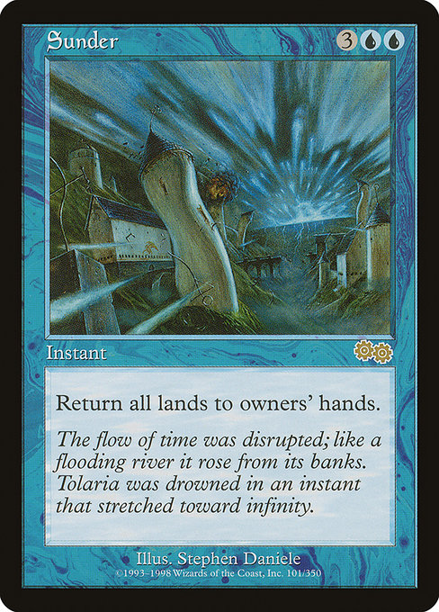 Sunder - Urza's Saga Rare Card
