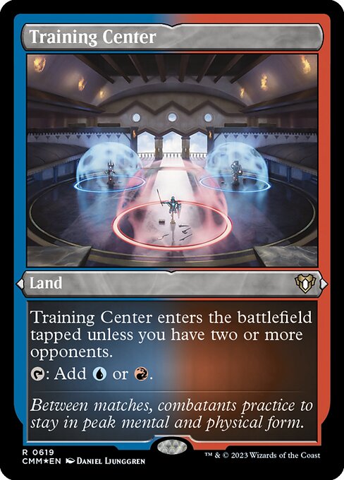 Training Center - Commander Masters Rare Card