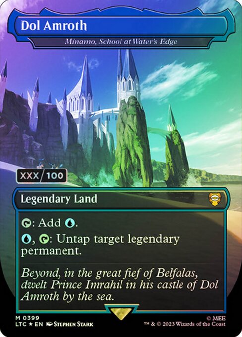 Minamo, School at Water's Edge - Tales of Middle-earth Commander Mythic Card