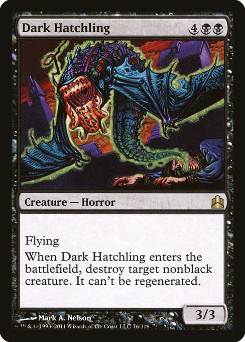 Dark Hatchling - Commander 2011 Rare Card