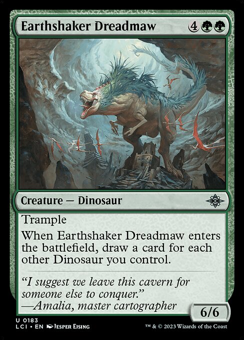 Earthshaker Dreadmaw - The Lost Caverns of Ixalan Uncommon Card