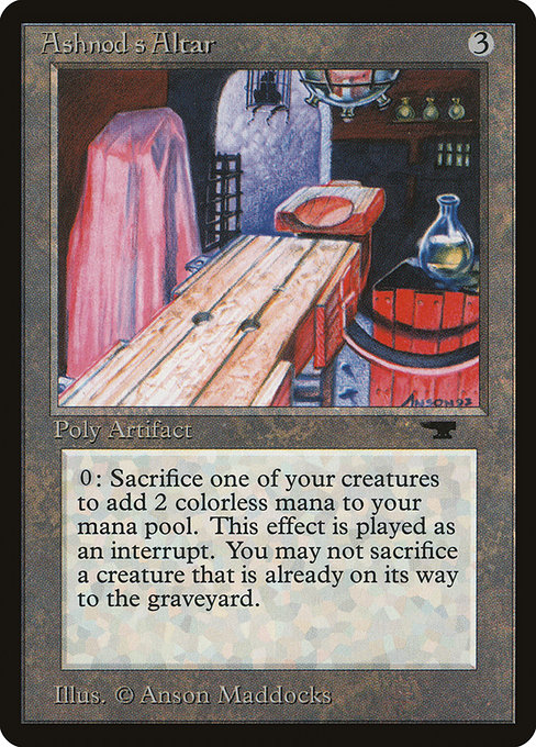 Ashnod's Altar - Antiquities Uncommon Card