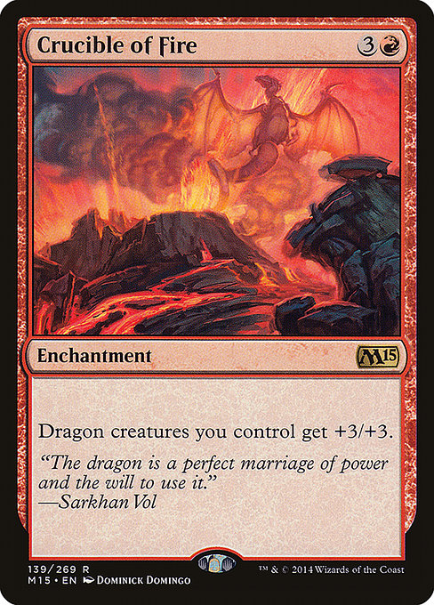 Crucible of Fire - Magic 2015 Rare Card