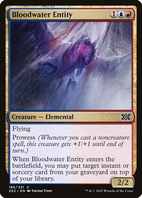 Bloodwater Entity - Double Masters 2022 Common Card