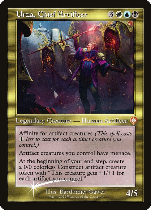Urza, Chief Artificer - The Brothers' War Commander Mythic Card