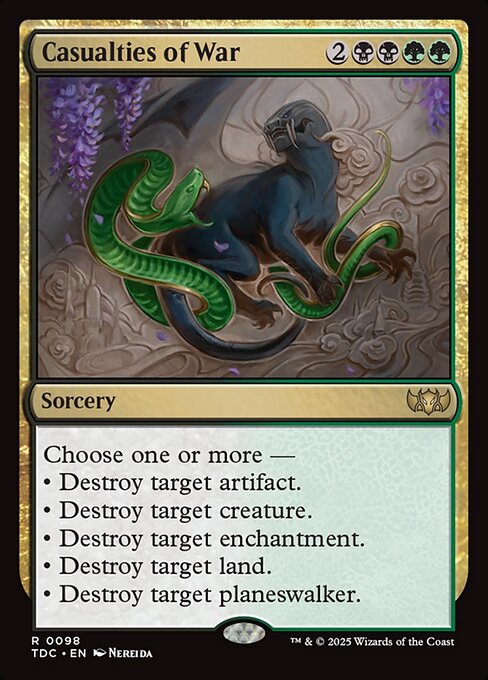 Casualties of War - Tarkir: Dragonstorm Commander Rare Card