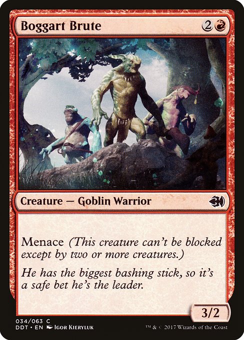 Boggart Brute - Duel Decks: Merfolk vs. Goblins Common Card