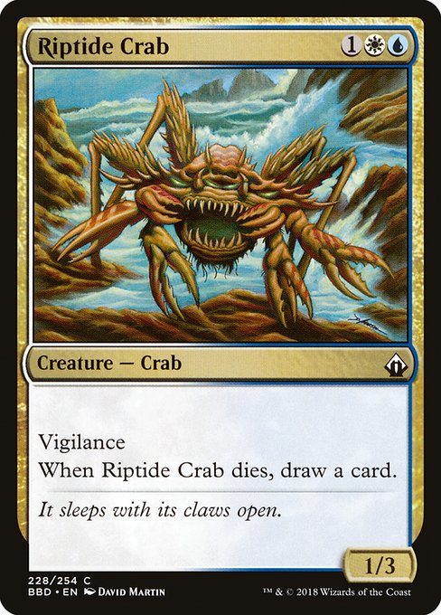 Riptide Crab - Battlebond Common Card