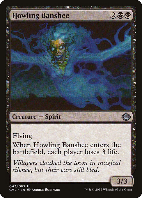 Howling Banshee - Duel Decks Anthology: Garruk vs. Liliana Uncommon Card
