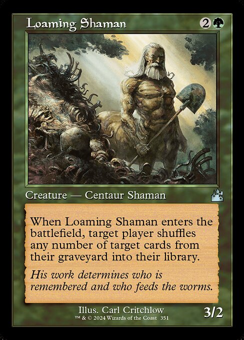 Loaming Shaman - Ravnica Remastered Uncommon Card