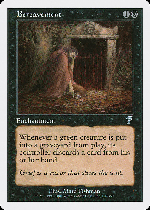 Bereavement - Seventh Edition Uncommon Card