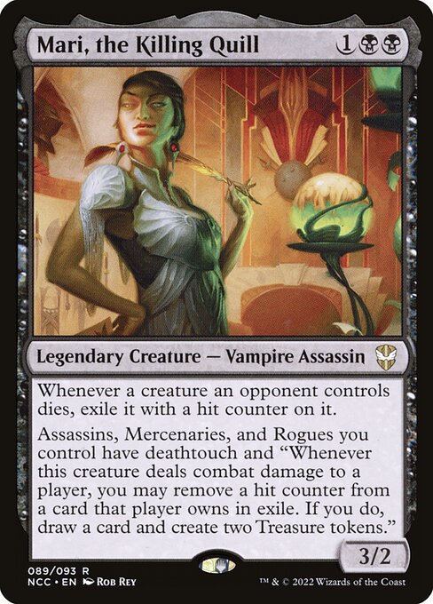Mari, the Killing Quill - New Capenna Commander Rare Card