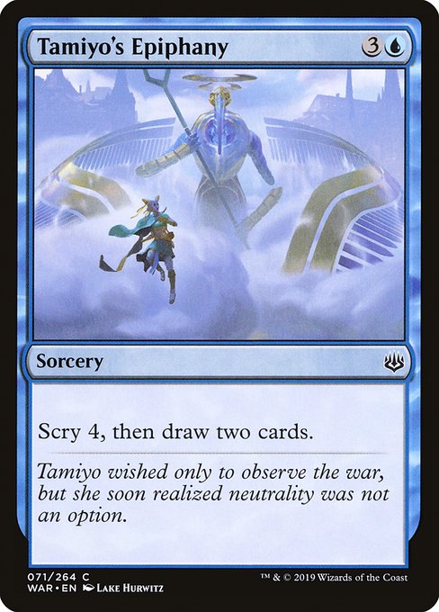 Tamiyo's Epiphany - War of the Spark Common Card