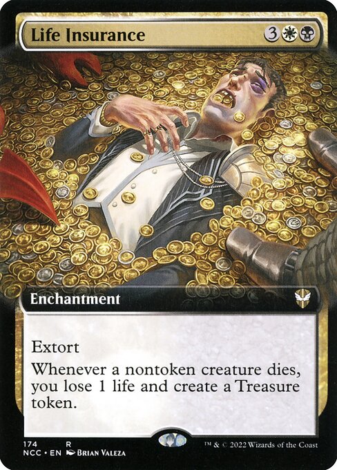 Life Insurance - New Capenna Commander Rare Card