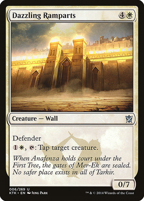 Dazzling Ramparts - Khans of Tarkir Uncommon Card