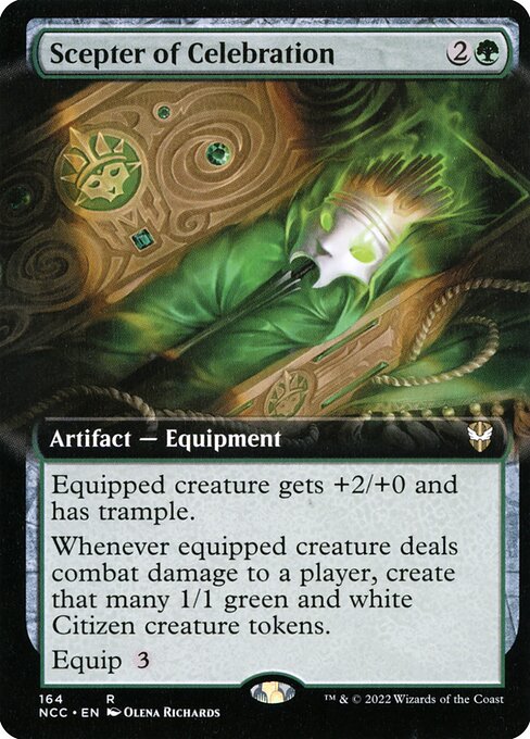 Scepter of Celebration - New Capenna Commander Rare Card