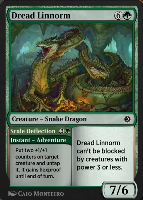 Dread Linnorm // Scale Deflection - Alchemy Horizons: Baldur's Gate Common Card