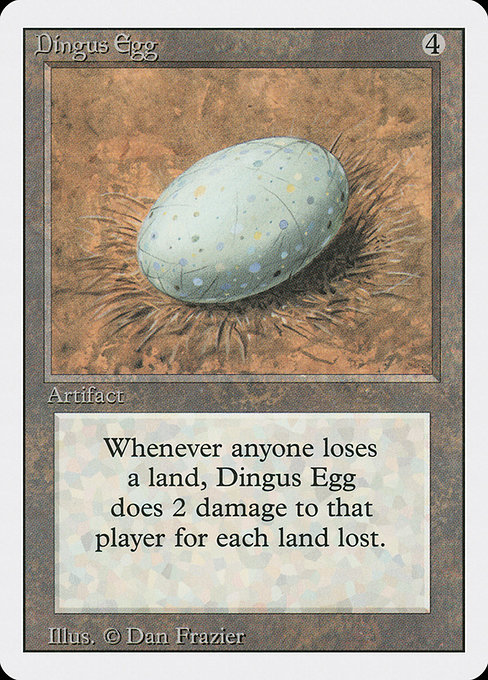 Dingus Egg - Revised Edition Rare Card