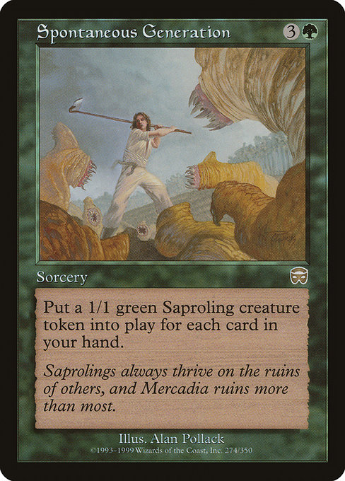 Spontaneous Generation - Mercadian Masques Rare Card