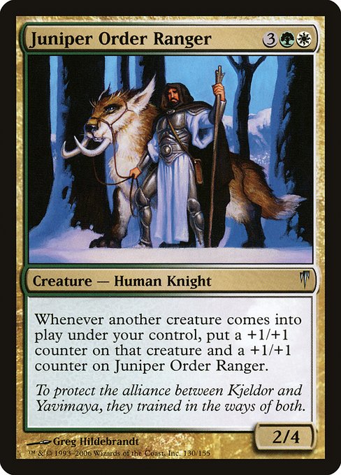 Juniper Order Ranger - Coldsnap Uncommon Card