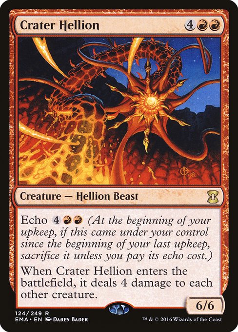 Crater Hellion - Eternal Masters Rare Card