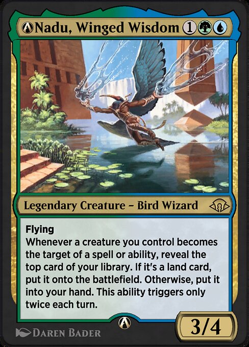 A-Nadu, Winged Wisdom - Modern Horizons 3 Rare Card