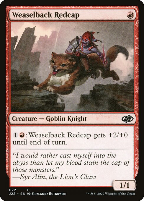 Weaselback Redcap - Jumpstart 2022 Common Card