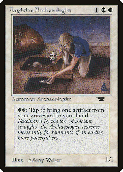 Argivian Archaeologist - Antiquities Rare Card