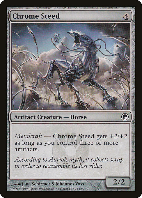 Chrome Steed - Scars of Mirrodin Common Card