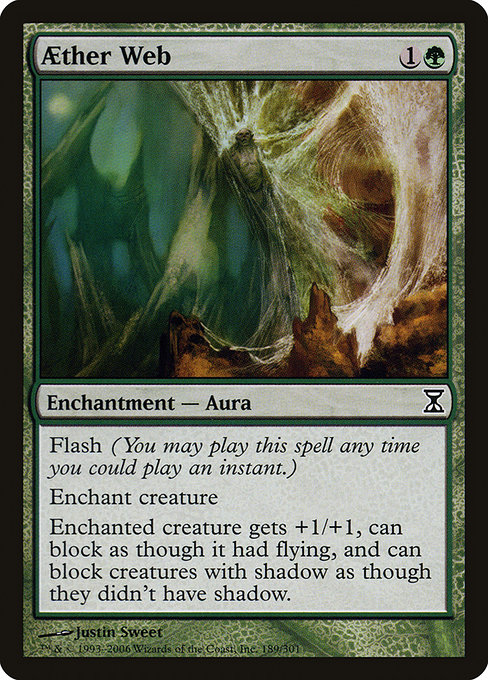 Aether Web - Time Spiral Common Card