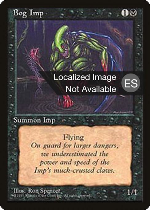 Bog Imp - Fourth Edition Foreign Black Border Common Card
