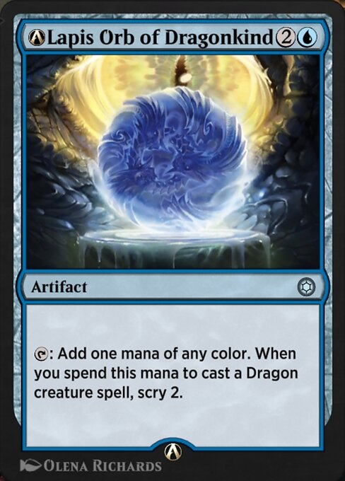 A-Lapis Orb of Dragonkind - Alchemy Horizons: Baldur's Gate Uncommon Card