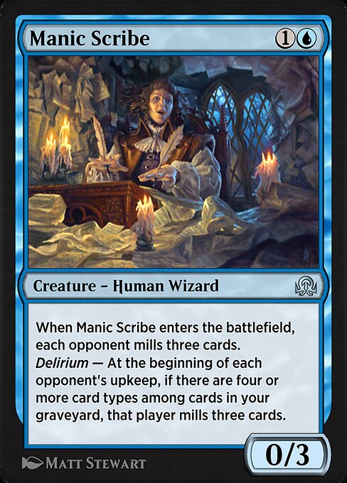 Manic Scribe - Shadows over Innistrad Remastered Uncommon Card