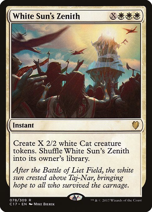 White Sun's Zenith - Commander 2017 Rare Card