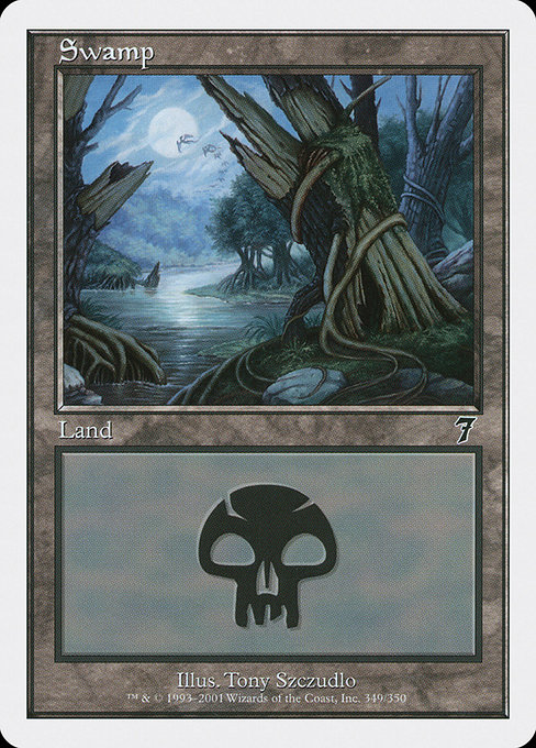 Swamp - Seventh Edition Common Card